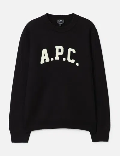 Apc A.p.c. Sweaters Black In Black
