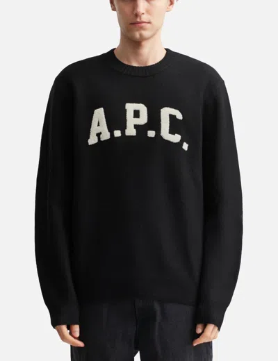 Apc A.p.c. Sweaters Black In Black