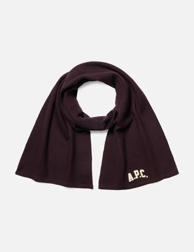 Apc Jesse Scarf In Purple