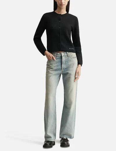 Apc A.p.c. 'mila' Cardigan In Black