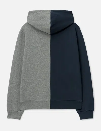 Apc A.p.c. Two-tone Cotton A.p.c. X Marc Jacobs Sweatshirt In Blue