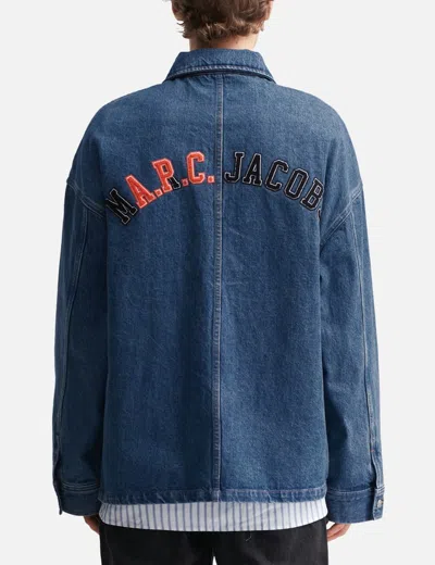 Apc A.p.c. X Marc Jacobs Denim Unisex Jacket In Blue