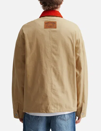 Apc A.p.c. X Marc Jacobs Stoned Canvas Unisex Jacket In Multi