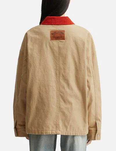 Apc A.p.c. X Marc Jacobs Stoned Canvas Unisex Jacket In Multi