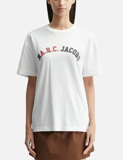 Apc A.p.c. X Marc Jacobs Short-sleeved Crewneck T-shirt In White