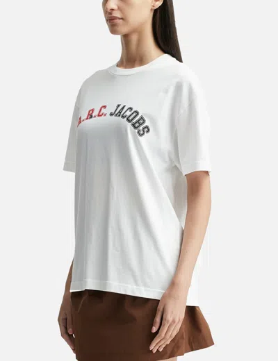Apc A.p.c. X Marc Jacobs Short-sleeved Crewneck T-shirt In White