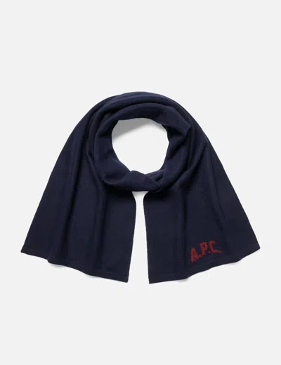 Apc Jesse Scarf In Blue