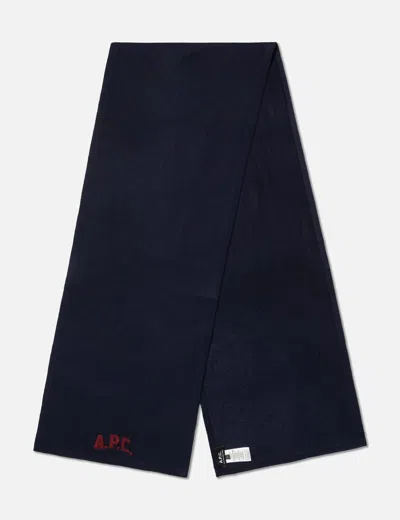 Apc Jesse Scarf In Blue