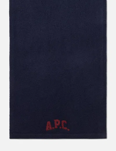 Apc Jesse Scarf In Blue