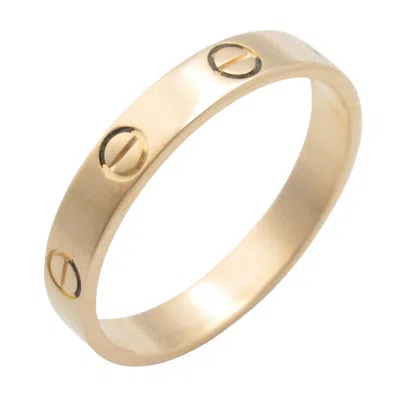 Pre-owned Cartier Pink Gold Pink Gold (18k) Band Ring ()