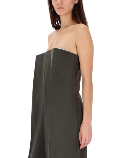 Jean Paul Gaultier Tube Top Jumpsuit In Black