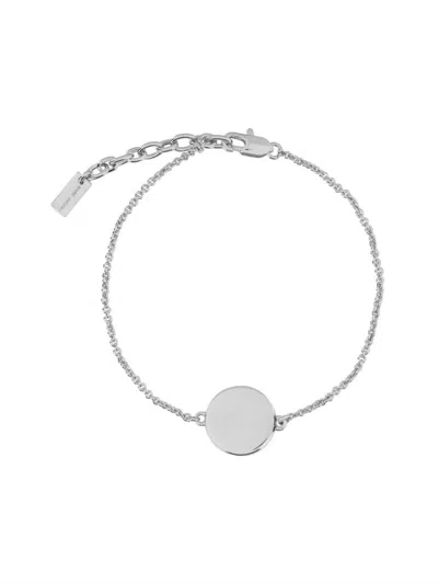 Marc Jacobs Button Bracelet In Silver