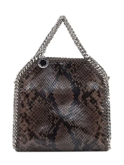 Stella Mccartney Eco Snake Crossbody Bag With Chain Strap In Pink