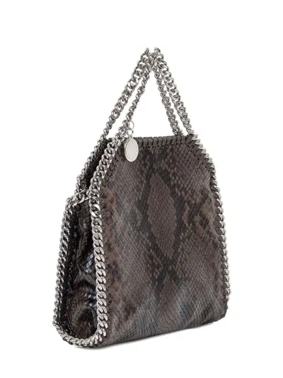 Stella Mccartney Eco Snake Crossbody Bag With Chain Strap In Pink
