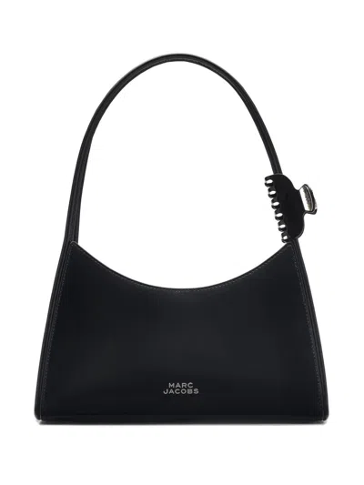 Marc Jacobs Womens Black Claw Clip Leather Shoulder Bag In Black