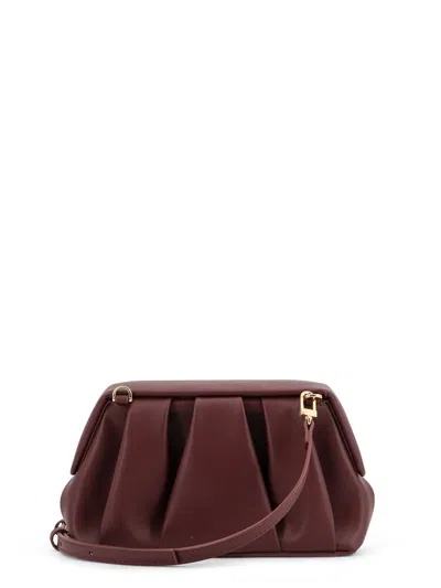 Themoire' Afrodite Vegan Leather Crossbody Bag In Burgundy