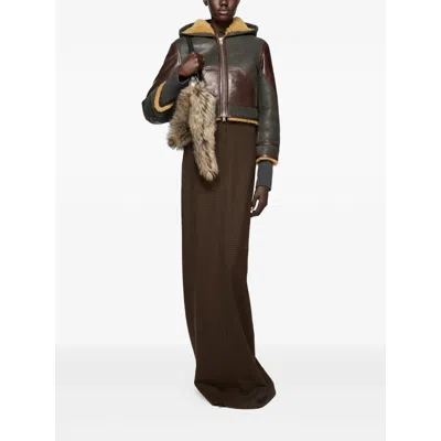 Acne Studios Brown Jackets Women In Brown
