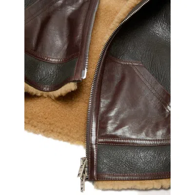 Acne Studios Brown Jackets Women In Brown