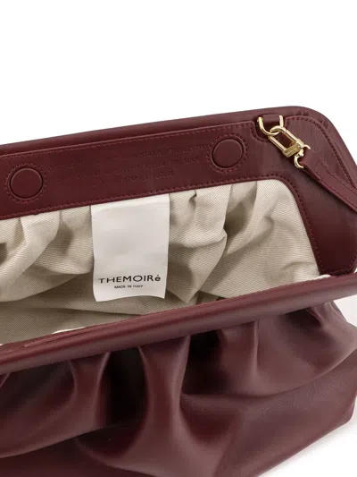 Themoire' Bios Vegan Leather Shoulder Bag In Burgundy