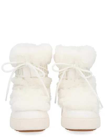 Moon Boot Boot Ltrack Low Faux Fur In White
