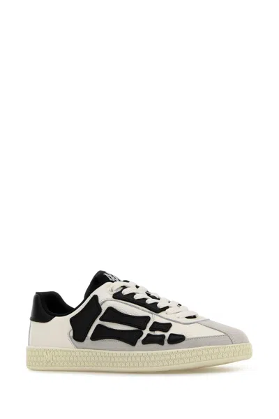 Amiri Multicolor Leather And Suede Pacific Bones Sneakers In Multi