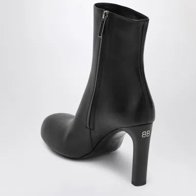 Balenciaga Black Fargo Ankle Boots In Leather Women In Black