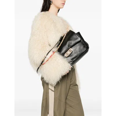 Balenciaga Printed Leather Medium Darling Shoulder Bag In Black