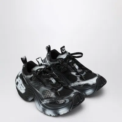 Balenciaga 6xl Spray-effect Sneakers In Multi