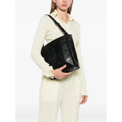 Bao Bao Issey Miyake Black Tote Bags Women In Black