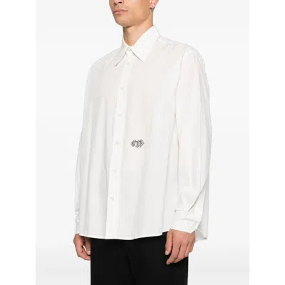 Bode Logo-print Shirt In White