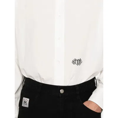Bode Logo-print Shirt In White