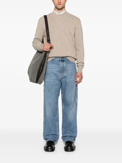 Bottega Veneta Women Cashmere Sweater In Neutral