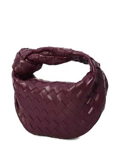 Bottega Veneta Women Jodie Mini Leather Handbag In Purple