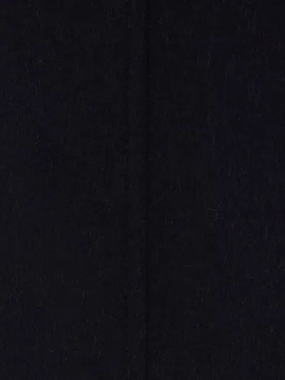 Brunello Cucinelli Double-breasted Wool Coat With Peak Lapels In Blue