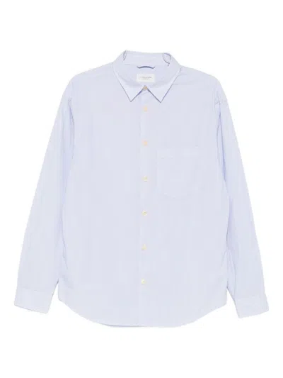 Tintoria Mattei Striped Shirt In Blue