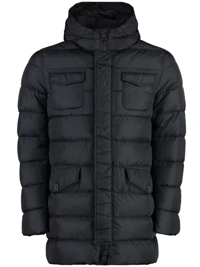 Herno Padded Coat In Black