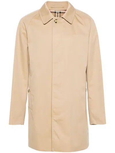 Burberry Women 'cadmen' Raincoat In Neutral