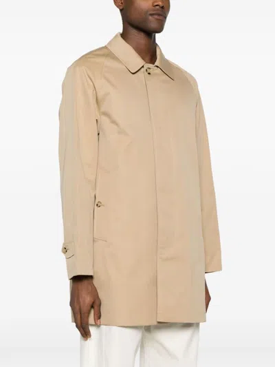 Burberry Women 'cadmen' Raincoat In Neutral