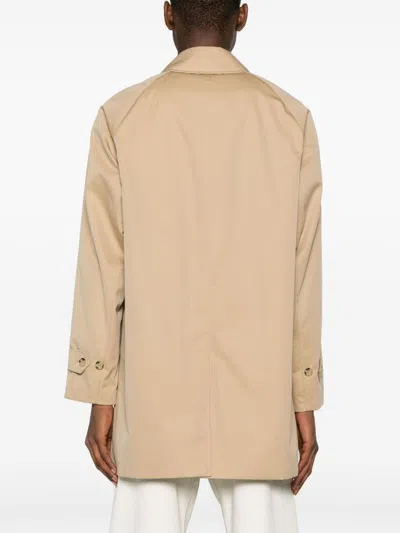Burberry Women 'cadmen' Raincoat In Neutral
