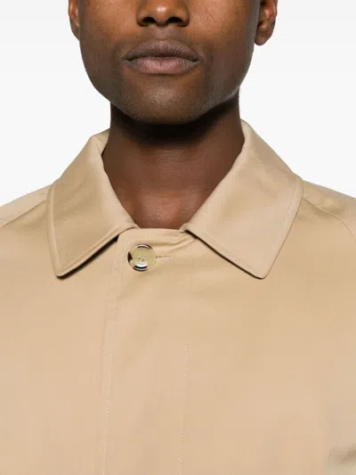Burberry Women 'cadmen' Raincoat In Neutral