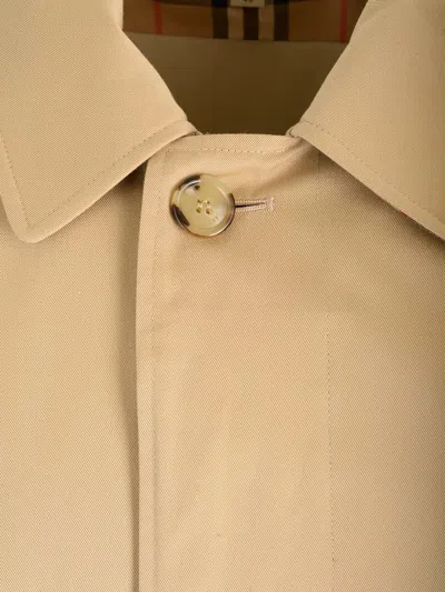 Burberry Women 'cadmen' Raincoat In Neutral