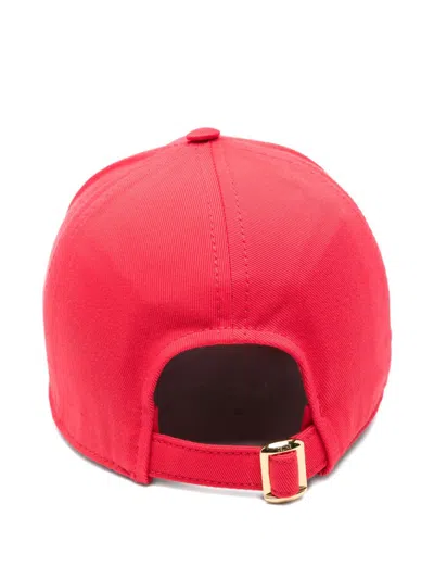 Celine Women Triomphe Baseball Cap In Pink