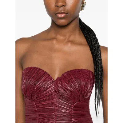 Cult Gaia Nella Mini Dress In Red