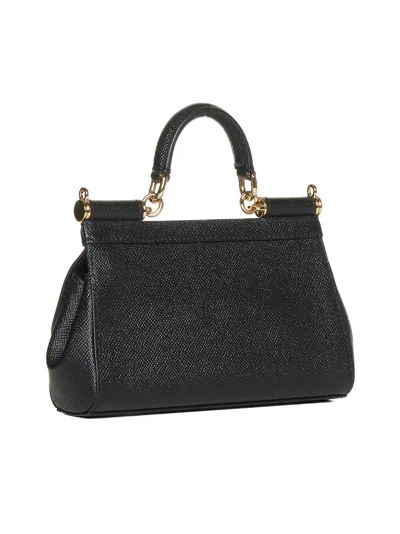 Dolce & Gabbana Women Small Sicily Handbag In Black