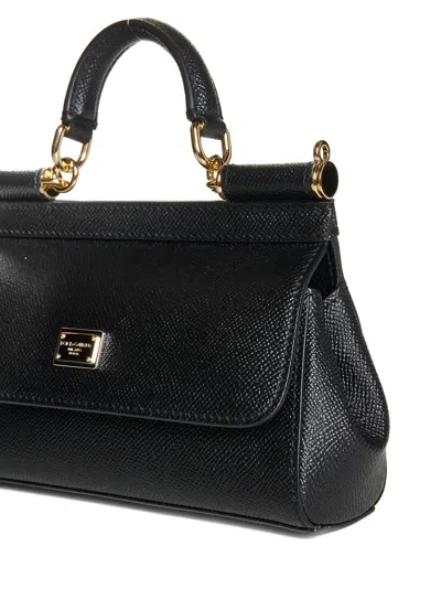 Dolce & Gabbana Women Small Sicily Handbag In Black