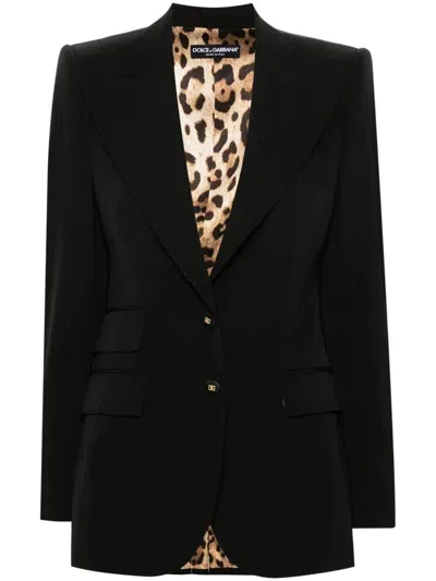 Dolce & Gabbana `turlington` Jacket In Black