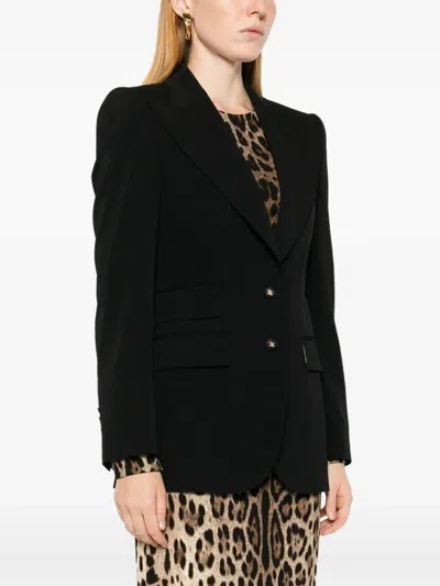 Dolce & Gabbana `turlington` Jacket In Black