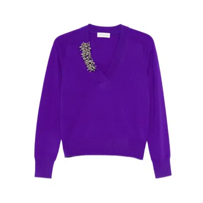 Dries Van Noten Purple Knitwear Women In Purple