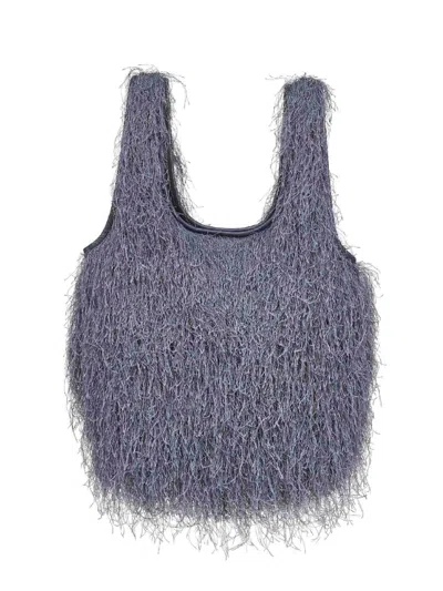 Dries Van Noten 00218-bw252-march171-2031 W.l.bag Handbags Grey In Multi