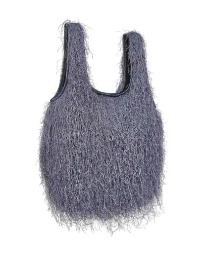 Dries Van Noten 00218-bw252-march171-2031 W.l.bag Handbags Grey In Multi